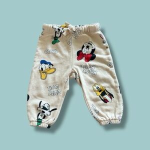 H&M Kids Cartoon Print Sweatpants - Cream